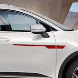Set di pellicole strisce decorative parafanghi porta anteriore rosso Kia Sportage NQ5 originale Kia