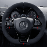 Kit de reequipamiento interior embellecedor del volante AMG Night package original Mercedes-Benz