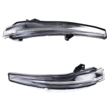 Knipperlicht buitenspiegel zwart getint Night-pakket C-Klase | A0999067101/7201-W205