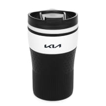 Koffiebeker thermosbeker 0,23l wit zwart origineel KIA | KIA10342