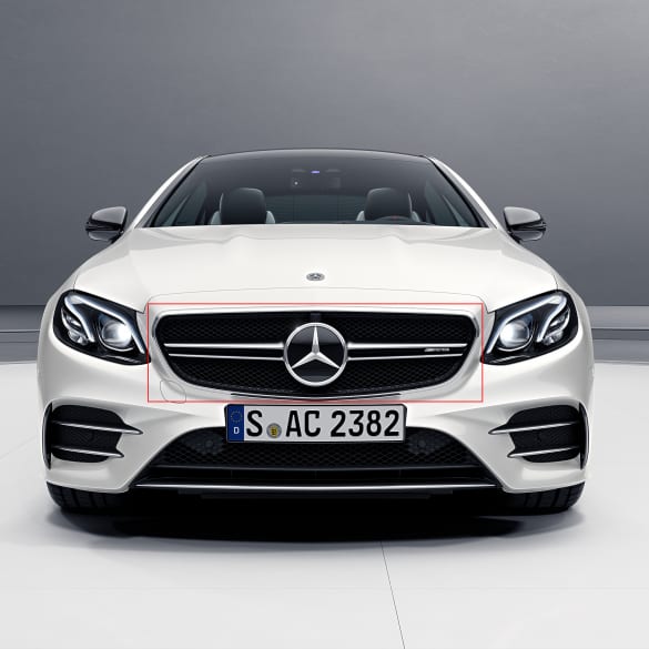 AMG Panamericana Kühlergrill Streben schwarz chrom SL R232