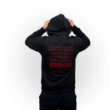 Kunzmann Hoodie Limited Edition schwarz rot | KNZHoodie90J