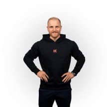 Kunzmann Hoodie Limited Edition zwart rood | KNZHoodie90J