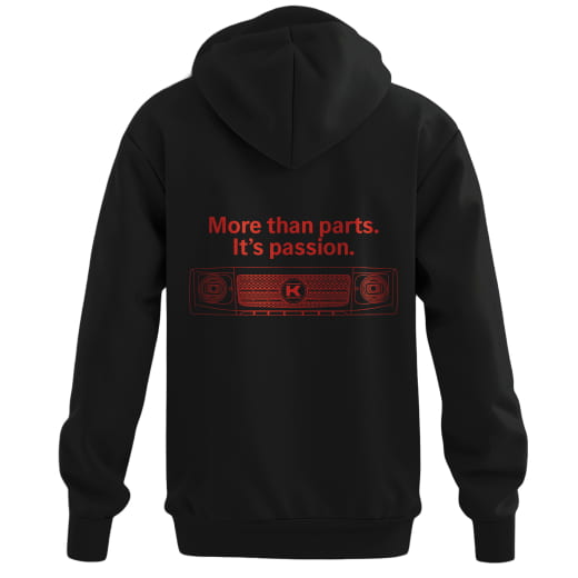 Kunzmann Hoodie boutique en ligne noir rouge | KNZOSHoodie