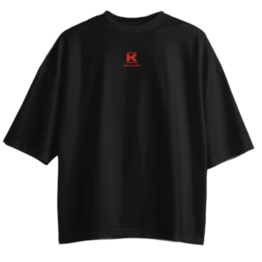 T-shirt Kunzmann Onlineshop noir rouge | KNZOSShirt