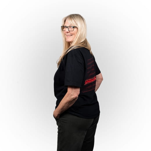 T-shirt Kunzmann édition limitée noir rouge | KNZShirt90J