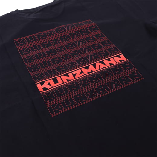 T-shirt Kunzmann édition limitée noir rouge | KNZShirt90J