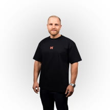 Kunzmann T-Shirt Limited Edition zwart rood | KNZShirt90J