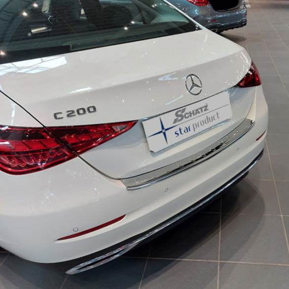 Laadrandbescherming roestvrij staal C-Klasse W206 Limousine Origineel Schätz Mercedes-Benz