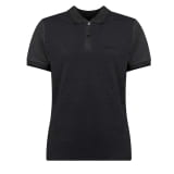 Ladies polo shirt black carbon Genuine smart