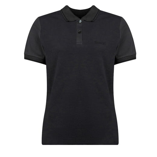 Ladies polo shirt black carbon Genuine smart | 10021510/-14