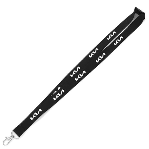Lanyard avec mousqueton noir d'origine Kia | KIA10327