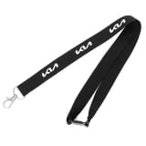 Lanyard con mosquetón negro original Kia