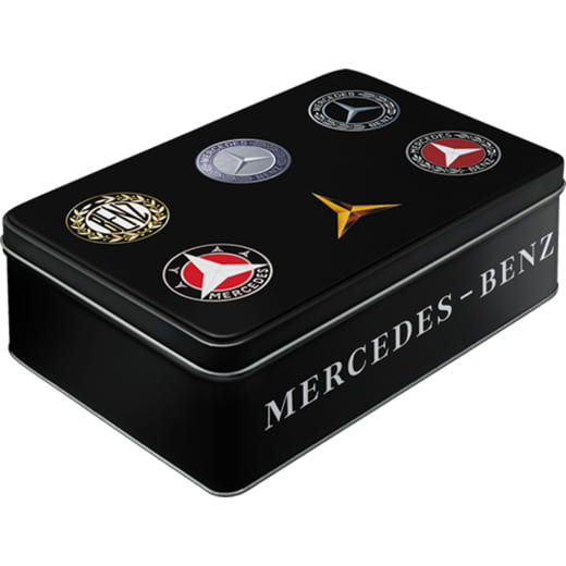 Caja para almacenar galletas y té 2,5l de chapa de acero Mercedes-Benz original | B66057496