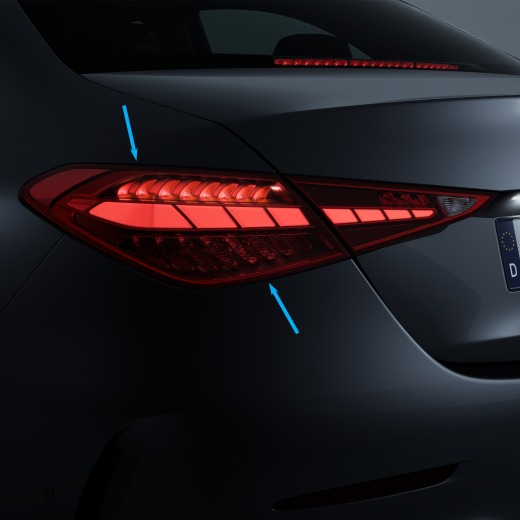 LED digital Taillight Left Outside C-Class W206 Genuine Mercedes-Benz | A2069069900