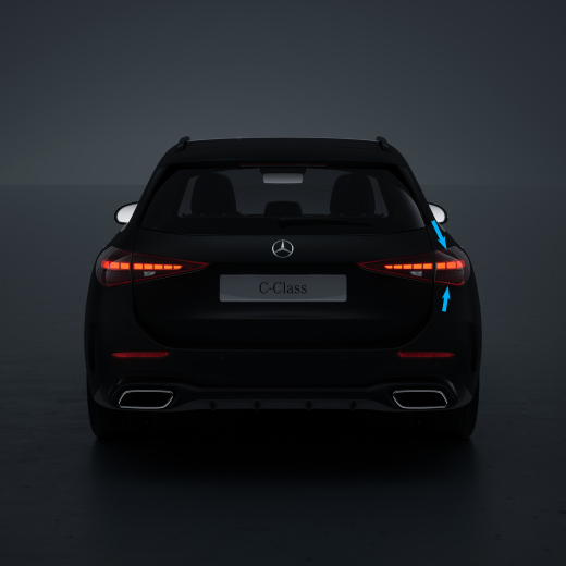 LED digital Taillight Right Outside C-Class S206 Genuine Mercedes-Benz | A2069061401