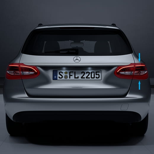 Piloto trasero LED derecho exterior Clase C S205 Original Mercedes-Benz | A2059060657