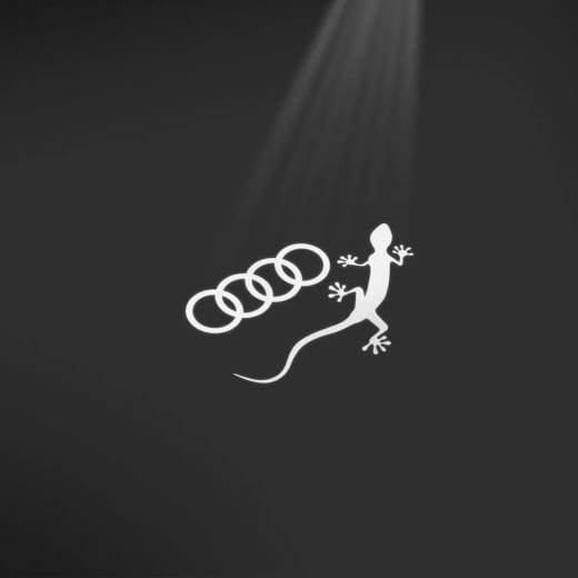LED projector Gecko entrance lighting Genuine Audi | 4G0052133K