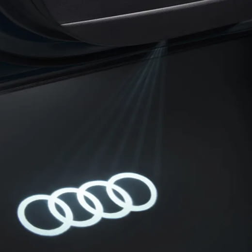 LED Projektor Audi Ringe Einstiegsbeleuchtung Original Audi | 4G0052133G