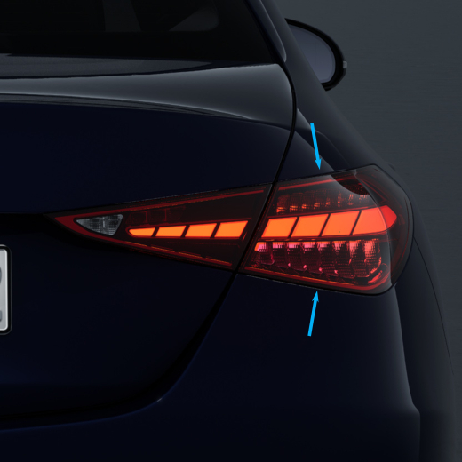 LED static Taillight Right Outside C-Class W206 Genuine Mercedes-Benz | A2069063400