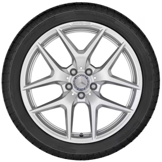 Llantas 19 pulgadas AMG GT C190 R190 radios en Y plata vanadio | A1904010300/0400 7X45