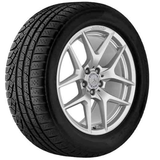 Llantas 19 pulgadas AMG GT C190 R190 radios en Y plata vanadio | A1904010300/0400 7X45