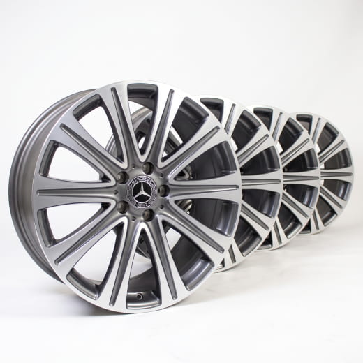 Juego de llantas de 19 pulgadas en tremolit-metallic de 10 radios Clase E W213 Original Mercedes-Benz | A2134010500/6007X44-Satz