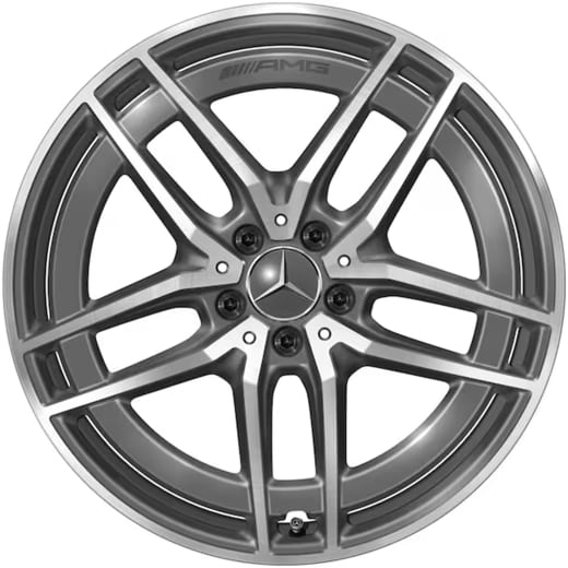 Llantas de 20 pulgadas AMG GT 43 C192 de 5 radios dobles color gris tantalio | A2324012100/A1924010400 7Y51-C192