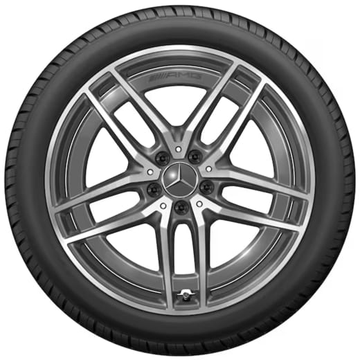 Llantas de 20 pulgadas AMG GT 43 C192 de 5 radios dobles color gris tantalio | A2324012100/A1924010400 7Y51-C192