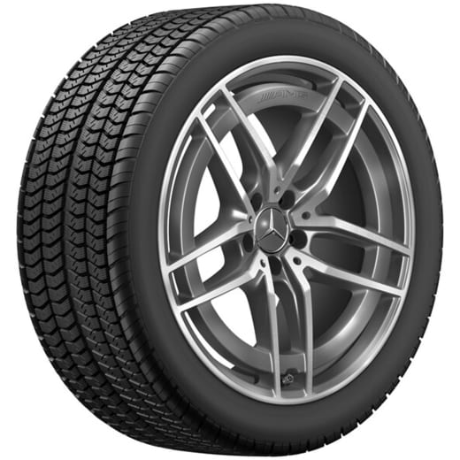 Llantas de 20 pulgadas AMG GT 43 C192 de 5 radios dobles color gris tantalio | A2324012100/A1924010400 7Y51-C192