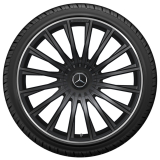 Juego de llantas AMG 21 pulgadas Clase S S63 AMG V223 negro mate multirradio original Mercedes-AMG