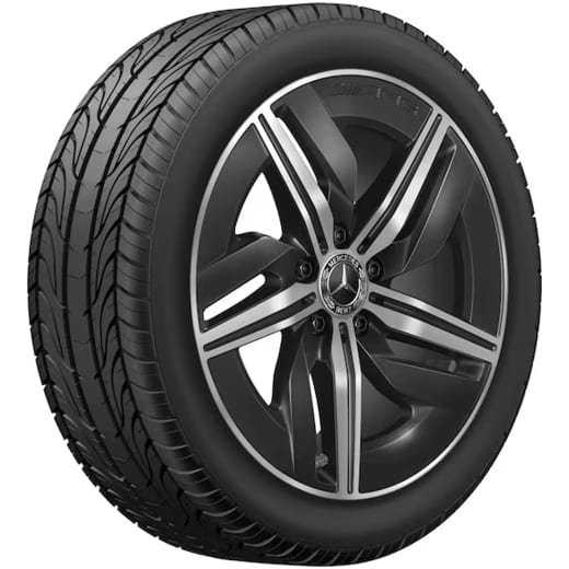 Llantas AMG CLA EQ X174 18 pulgadas negro Original Mercedes-Benz | A1744011200/1300 7X23-X174
