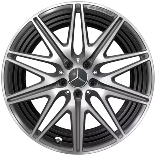 Llantas AMG GLC 43 63 Coupé C254 20 pulgadas originales Mercedes-Benz gris tantalio | A2544000600/0200-C254