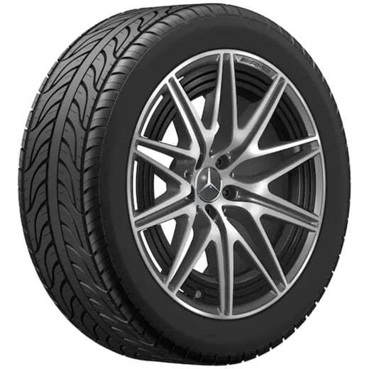 Llantas AMG GLC 43 63 Coupé C254 20 pulgadas originales Mercedes-Benz gris tantalio | A2544000600/0200-C254