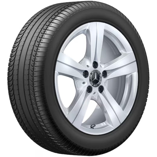 Llantas Clase C W206 híbrido 17 pulgadas plata vanadio Original Mercedes-Benz | A2064014500/4600 7X45-W206