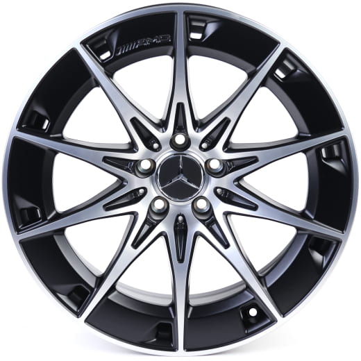 Llantas CLE 53 AMG 19 pulgadas C236 A236 negro mate Original Mercedes-AMG | A2364012700/2800-7X36