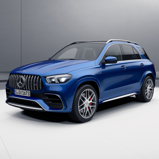 63 AMG 22 pulgadas GLE V167 llantas forjadas de radios cruzados gris titanio | A1674014400/4500-7X21-C