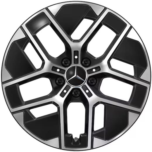 Llantas GLC SUV X254 18 pulgadas Original Mercedes-Benz 5 radios en Y negro | A2144012900 7X23-X254