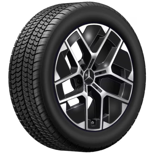 Llantas GLC SUV X254 18 pulgadas Original Mercedes-Benz 5 radios en Y negro | A2144012900 7X23-X254