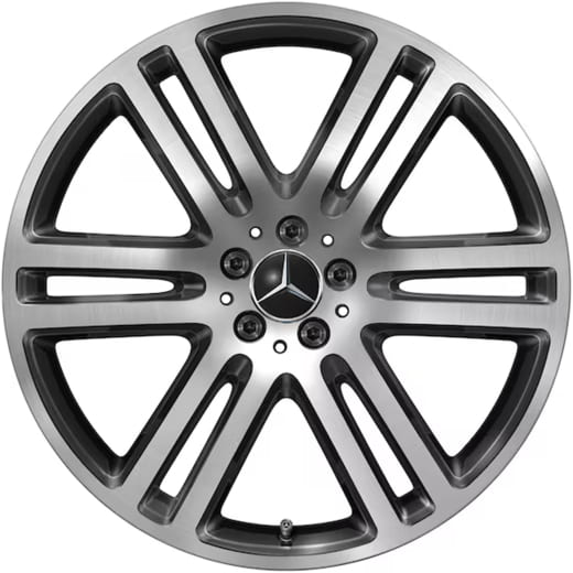 Llantas GLE SUV V167 21 pulgadas Original Mercedes-Benz negro | A1674012600/2800 7X23-V167