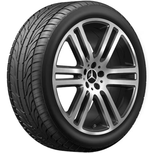 Llantas GLE SUV V167 21 pulgadas Original Mercedes-Benz negro | A1674012600/2800 7X23-V167