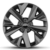 Llantas GT-Line 18 pulgadas Kia Sportage NQ5 gris grafito de 5 radios, juego original Kia de 4 piezas