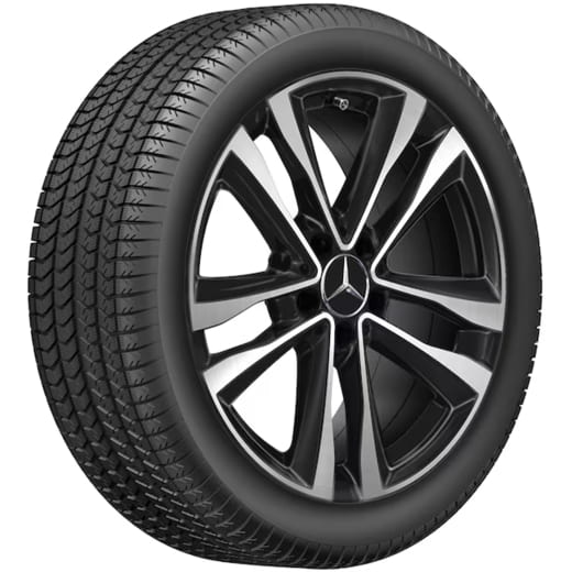 Llantas Mercedes-Benz Clase B W247 18 pulgadas 5 radios dobles negro | A1774012700 7X23-W247
