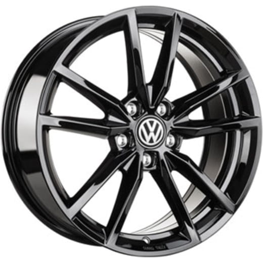 Llantas VW Golf 6 Berlina 18 pulgadas negras Pretoria originales Volkswagen | 5G0071498A AX1-Golf6