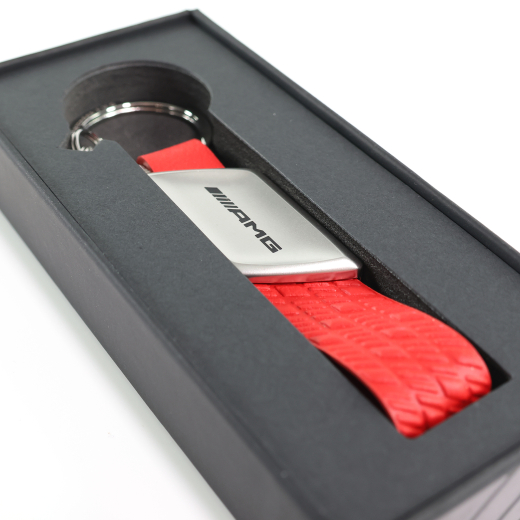 Llavero AMG rojo plateado original Mercedes-AMG | B66959851