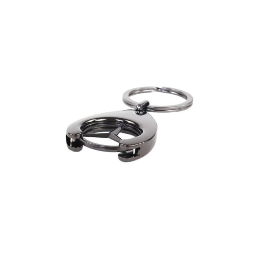Llavero chip de compra Mercedes estrella negro | B66956287