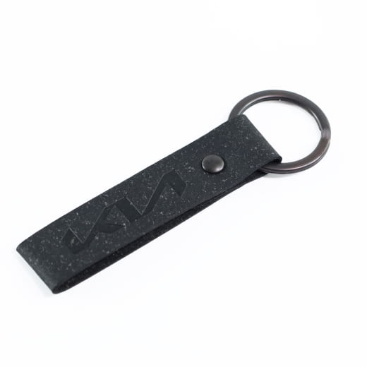 Llavero Kia inscripción negro cuero original Kia | 66951ADE2601