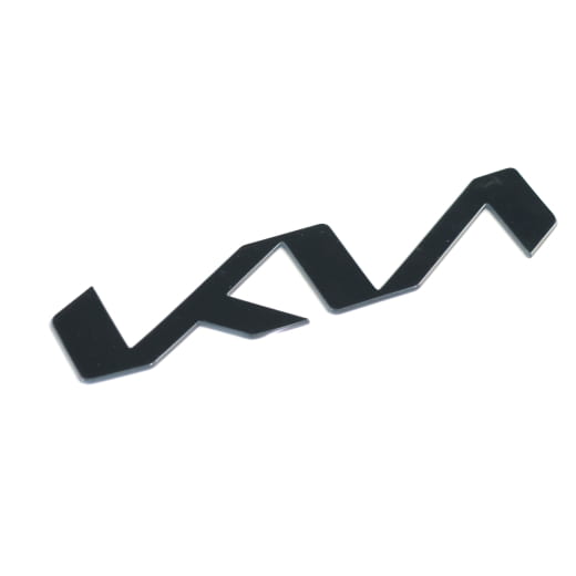Logo Kia nero portellone cofano frontale 171mm | KIA-logo-black-171