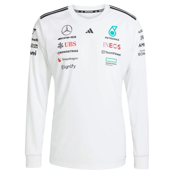 Longsleeve Men's Team adidas Mercedes-AMG Petronas F1 white