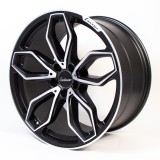 Jeu de jantes Lorinser 20 pouces RS11C CLS C257 Coupé Mercedes-Benz noir tourné brillant
